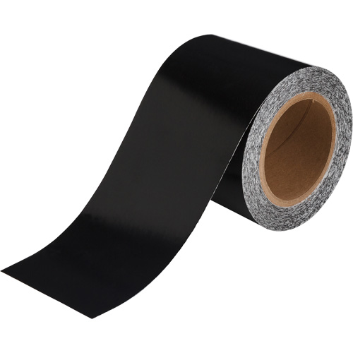 Pipe Marker Tape, 90', Black Nuna Depot Inc.