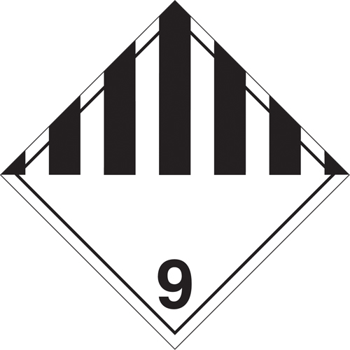 Plaque-&eacute;tiquette TMD divers dangers, Plastique Nuna Depot Inc.