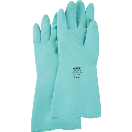 StanSolv&reg; Z-Pattern Grip Gloves, Size 6/X-Small, 13" L, Nitrile, 15-mil Nuna Depot Inc.