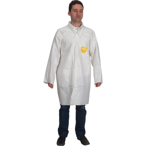 ProShield&reg; 60 Lab Coat, Microporous/Polypropylene, White, Medium Nuna Depot Inc.
