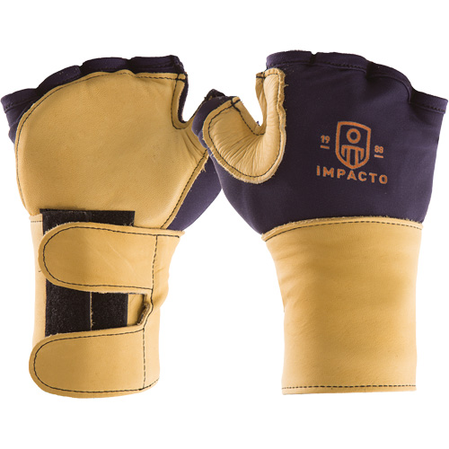 Premium Impact & Repetitive Strain Protective Left-Hand Glove, Size X-Small, Grain Leather Palm Nuna Depot Inc.