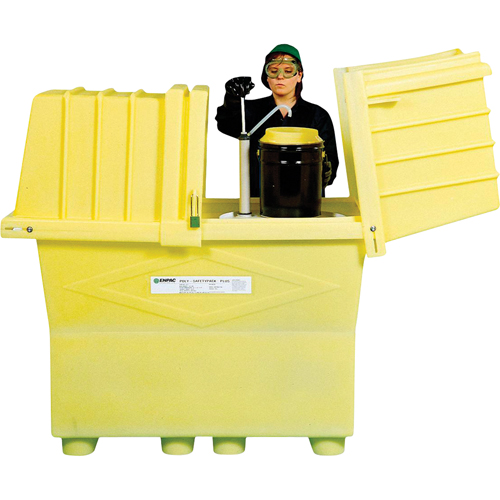 Contenants Poly-Safetypack plus sans drain, 60,25" lo x 34,5" la x 64" h, Capacit&eacute; de charge 1200 lb Nuna Depot Inc.