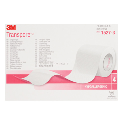 Ruban chirurgical Transpore de 3M, Classe 1, 30' lo x 3" la Nuna Depot Inc.