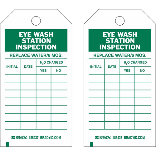 &eacute;tiquettes de rapport d'inspection, Polyester, 4" la x 7" h, Anglais Nuna Depot Inc.