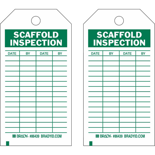 &eacute;tiquettes de rapport d'inspection, Polyester, 4" la x 7" h, Anglais Nuna Depot Inc.