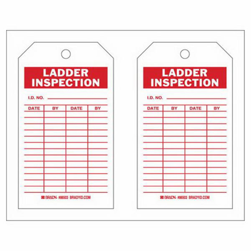 &eacute;tiquettes de rapport d'inspection, Polyester, 4" la x 7" h, Anglais Nuna Depot Inc.