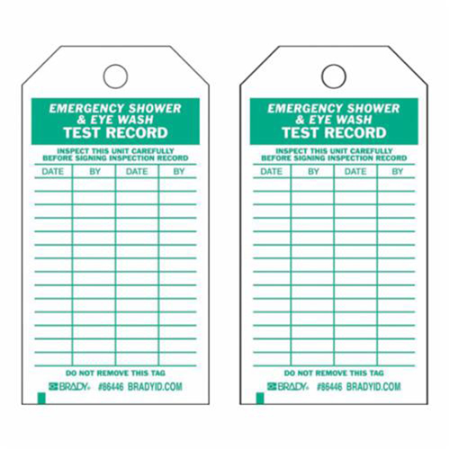 &eacute;tiquettes pour r&eacute;sultats de test, Polyester, 4" la x 7" h, Anglais Nuna Depot Inc.