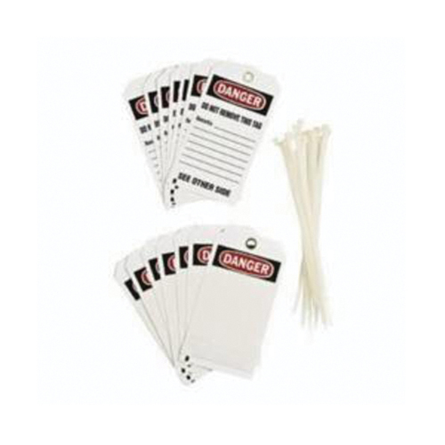 &eacute;tiquettes auto-plastifiantes pour la pr&eacute;vention des accidents, Polyester, 3" la x 5-3/4" h, Anglais Nuna Depot Inc.