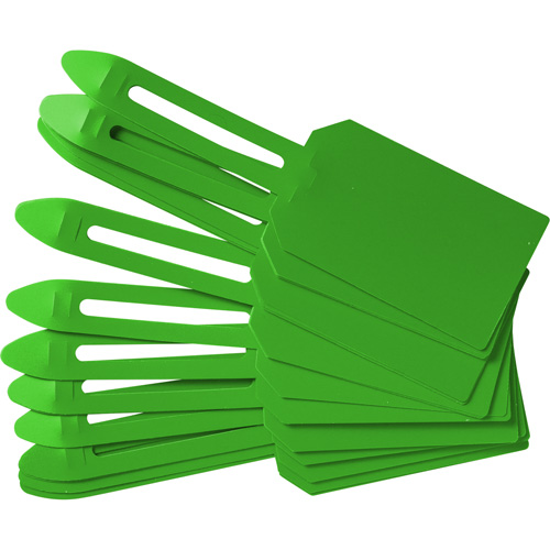 Blank Plastic Lock-On Tags, Plastic, 3-1/4" W x 5-4/5" H, Blank Nuna Depot Inc.