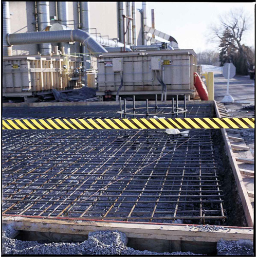 Barricade Tape, English, 3" W x 200' L, 3 mils, Black on Yellow Nuna Depot Inc.