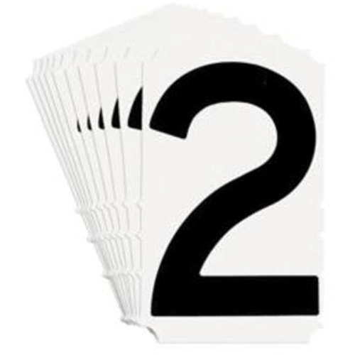 &eacute;tiquettes de lettres et chiffres gothiques individuels Quick-Align, 2, 4" h, Noir Nuna Depot Inc.