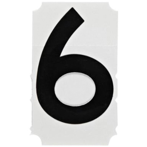 &eacute;tiquettes de lettres et chiffres gothiques individuels Quick-Align, 6, 4" h, Noir Nuna Depot Inc.