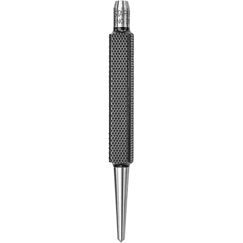 Centre Punch with Square Shank, 1/8" Dia., 3/8" Stock Size, 4" L Nuna Depot Inc.