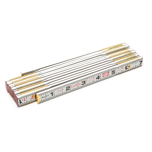 R&egrave;gle &agrave; pes&eacute;e Red End pour ing&eacute;nieur, 6' lo, Bois, Graduations de 1/16" Nuna Depot Inc.