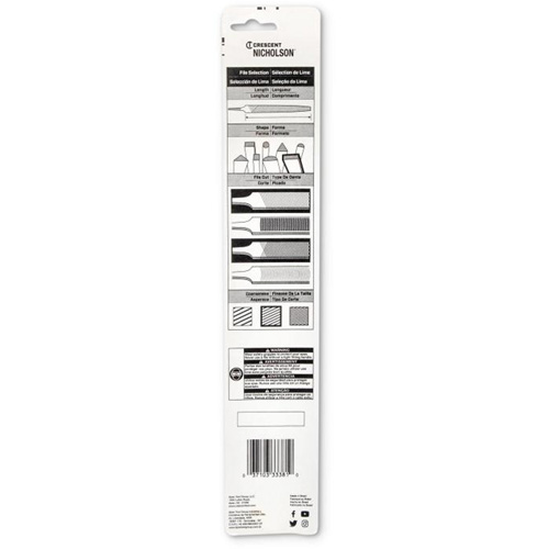 Lime d'affûtage, Plat, 8", Simple/double Nuna Depot Inc.