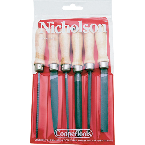 6-Piece American Pattern File Set, 6 Pcs Nuna Depot Inc.
