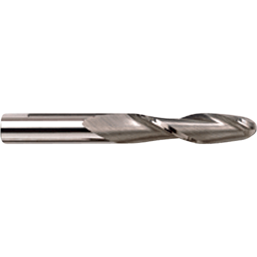 Ball End Long Series End Mill, 1" Dia., 4 Flutes, Carbide Nuna Depot Inc.