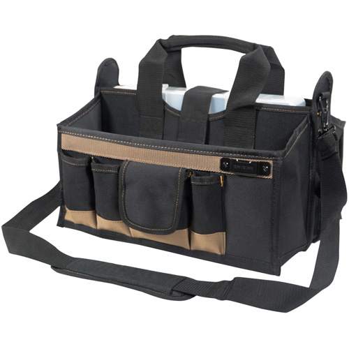 Sac &agrave; outils avec plateau central, Toile, 16 pochettes, Noir Nuna Depot Inc.