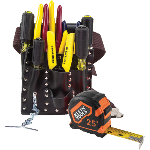 ENS OUTILS ELECTRICIEN A/POCHETTE CEINTURE, Cuir, Blanc Nuna Depot Inc.