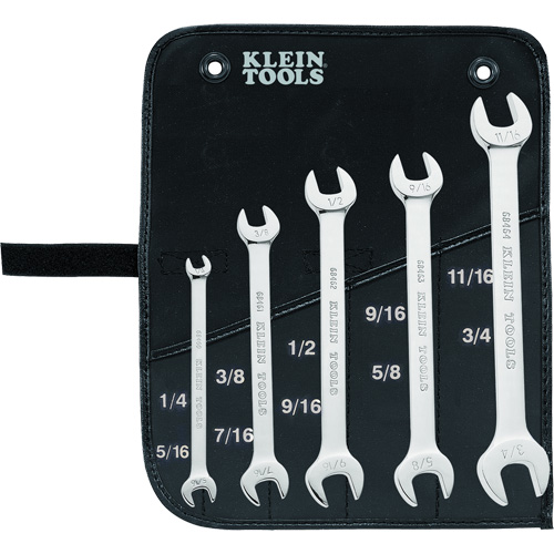 Wrench Set with Pouch, Open-Ended, 5 Pieces Nuna Depot Inc.