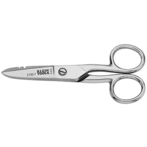 Nickel-Plated Electrician's Scissors, 5-1/4", Rings Handle Nuna Depot Inc.