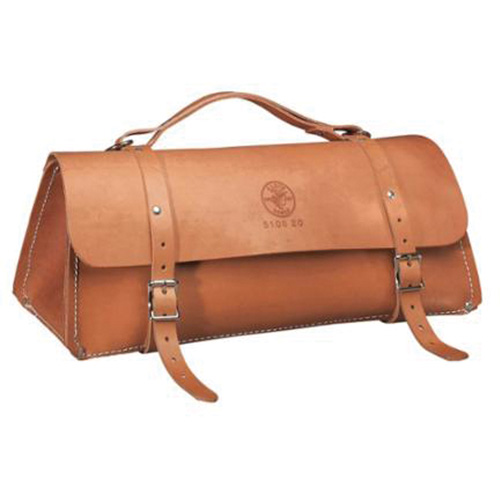 Sac de luxe en cuir de 20 po, Cuir, 1 pochettes, Brun Nuna Depot Inc.