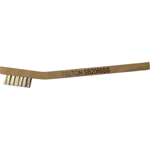 Small Cleaning Scratch Brushes, Stainless Steel, 3 x 7 Wire Rows, 7-3/4" Long Nuna Depot Inc.