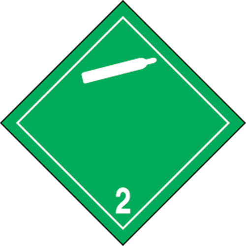 TDG Shipping Labels, Class 2.2, Non-Flammable & Non-Toxic Gases, Paper Nuna Depot Inc.