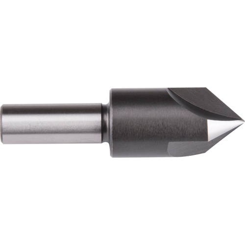 Straight Shank Countersink, 3/8", High Speed Steel, 60° Angle, 3 Flutes Nuna Depot Inc.