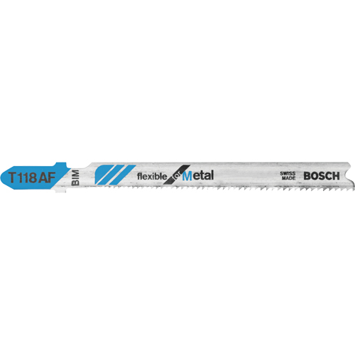 Flexible Jigsaw Blade, Bi-Metal, 3-5/8" L, 17-24 TPI Nuna Depot Inc.