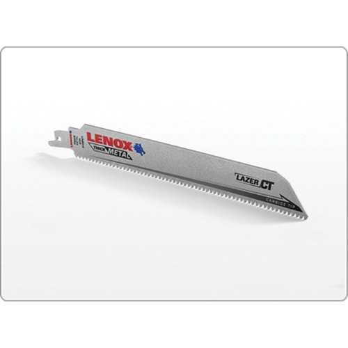 Lazer CT Reciprocating Saw Blade, Carbide, 8 TPI, 9" L x 1" W Nuna Depot Inc.