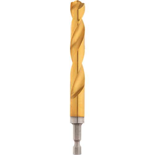 Shockwave Drill Bit, 1/2", Titanium, 3-21/64 Flute, 135° Point Nuna Depot Inc.