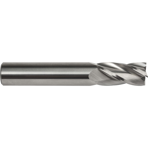 Fraise &agrave; embout droit, 3/16" dia., 2" lo, 4 cannelures, 3/16" tige, Carbure Nuna Depot Inc.