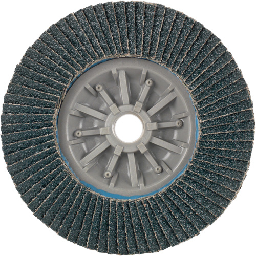 Disque &agrave; lamelles Long Life C-Trim, 4-1/2" x 5/8"-11, Type 27, Grain 40, Alumine de zirconium Nuna Depot Inc.