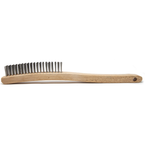 Scratch Brush, Stainless Steel, 4 x 19 Wire Rows, 13-11/16" Long Nuna Depot Inc.