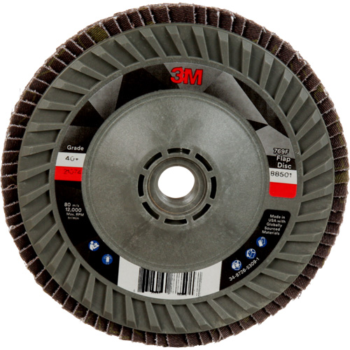 Disque &agrave; lamelles &agrave; changement rapide 769F, 5" x 5/8"-11, Type 29, Grain 40+, C&eacute;ramique Nuna Depot Inc.
