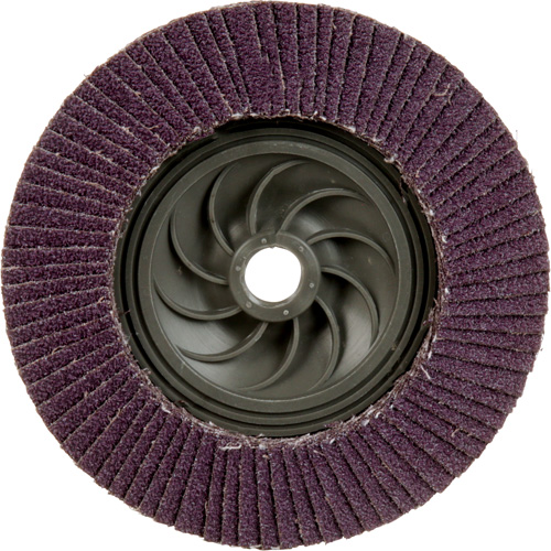 Disque &agrave; lamelles &agrave; changement rapide 769F, 5" x 5/8"-11, Type 29, Grain 40+, C&eacute;ramique Nuna Depot Inc.