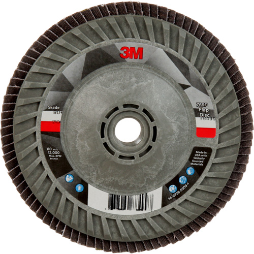 769F Quick Change Flap Disc, 5" x 5/8"-11, Type 29, 80+ Grit, Ceramic Nuna Depot Inc.