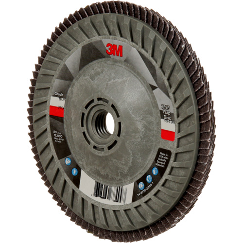 769F Quick Change Flap Disc, 5" x 5/8"-11, Type 29, 80+ Grit, Ceramic Nuna Depot Inc.