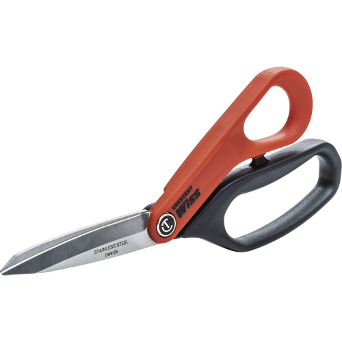 Cisaille tout usage en acier inoxydable pour ouvrier professionnel, 8-1/2", Poign&eacute;e Anneaux Nuna Depot Inc.