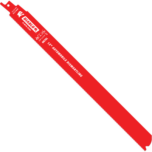 Lame de scie alternative autod&eacute;montage, Bim&eacute;tal, 14-18 Dents par pouce, 12" lo x 1" la Nuna Depot Inc.