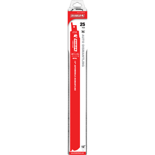 Lame de scie alternative autod&eacute;montage, Bim&eacute;tal, 10-14 Dents par pouce, 12" lo x 1" la Nuna Depot Inc.