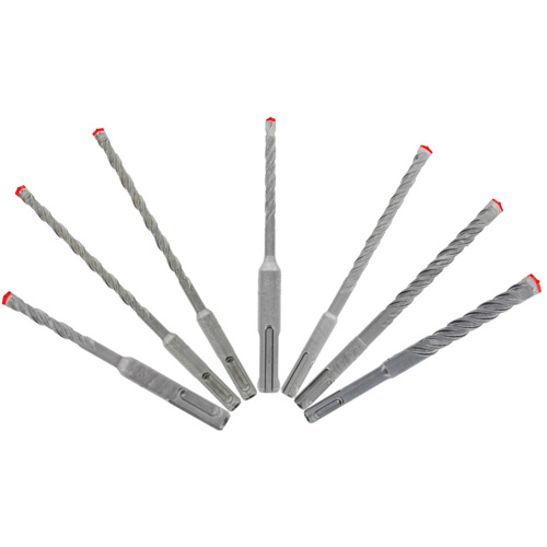 Jeu de forets pour marteau &agrave; t&ecirc;te enti&egrave;rement au carbure &agrave; 4 couteaux SDS-Plus Rebar Demon, 7 morceaux, Carbure Nuna Depot Inc.