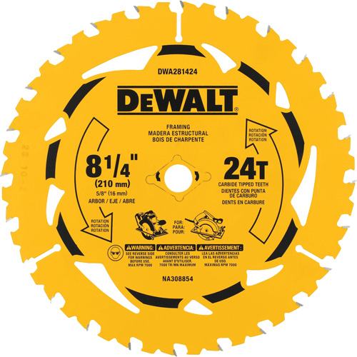 Ripping Circular Saw Blade, 8-1/4", 40 Teeth, Wood Use Nuna Depot Inc.