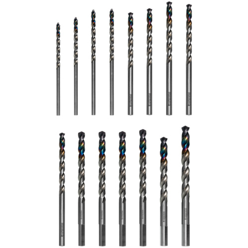Metal Demon Drill Bits Set for Mild, Hardened and Stainless Steels, 15 Pieces Nuna Depot Inc.
