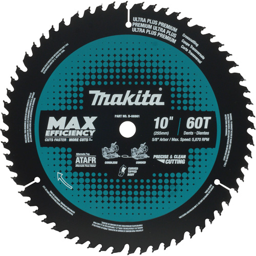 Carbide-Tipped Max Efficiency Miter Saw Blade, 12", 80 Teeth, Wood Use Nuna Depot Inc.