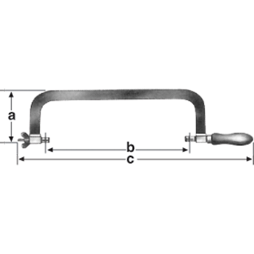 Hacksaw Frame, 12" Nuna Depot Inc.