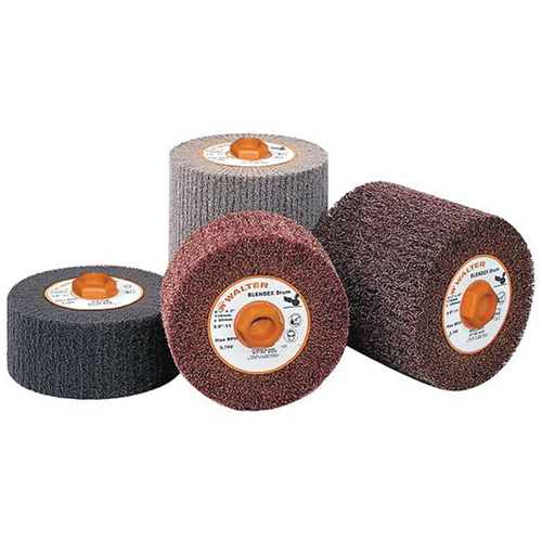 Blendex Surface Conditioning Drum, 4-1/2" Dia. x 2" W, 5/8"-11 Arbor, Coarse Grit Nuna Depot Inc.
