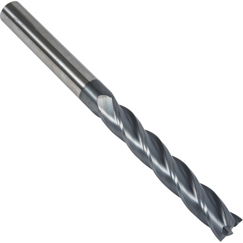 Fraise en bout carr&eacute;e extra longue 30° S237, 3/16" dia., 3" lo, 4 cannelures, 3/16" tige, Carbure Nuna Depot Inc.
