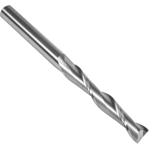 Fraise en bout carr&eacute;e extra longue 30° S111, 1/2" dia., 6" lo, 2 cannelures, 1/2" tige, Carbure Nuna Depot Inc.